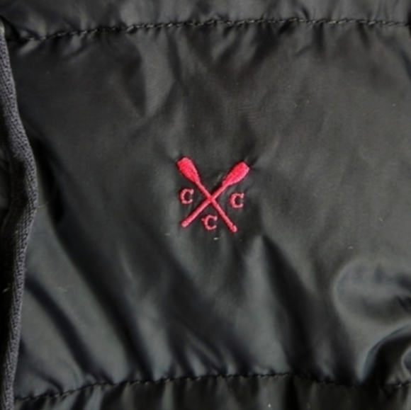 Crew Clothing Co. Women Black Down Puffer Coat Size L Detachable Faux Fur Hood - Picture 12 of 13